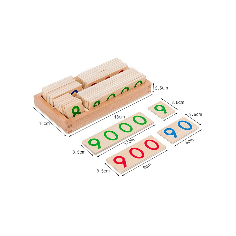 Montessori Matematik Modüler Ahşap Set