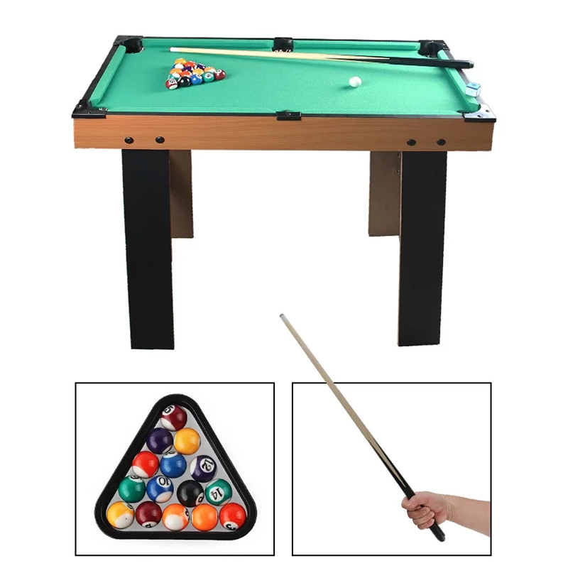 Langırt, Hava Hokeyi, Masa Tenisi ve Bilardo içeren 4'ü 1 Arada Çoklu Oyun Masası