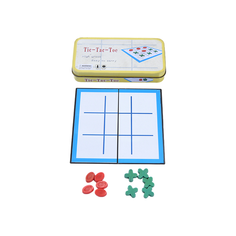 Metal Saklama Kutulu Taşınabilir Klasik Tic-Tac-Toe Seti