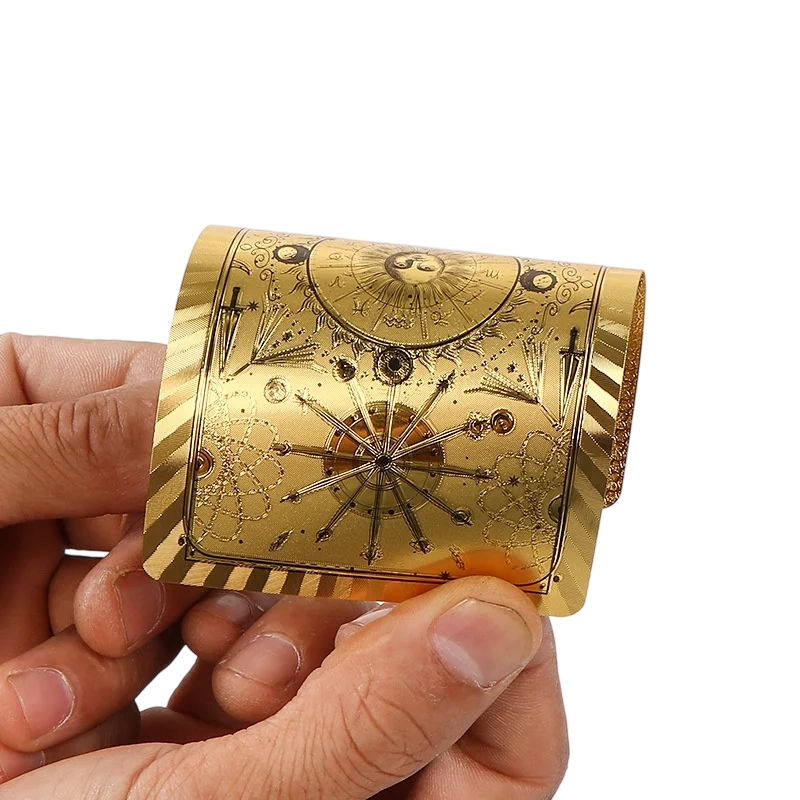Premium Altın Folyo Tarot Kartları Seti