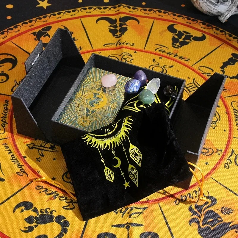 Zodyak Temalı Koleksiyon Sürümü - Mystic'in Hazinesi Tarot ve Kristal Seti