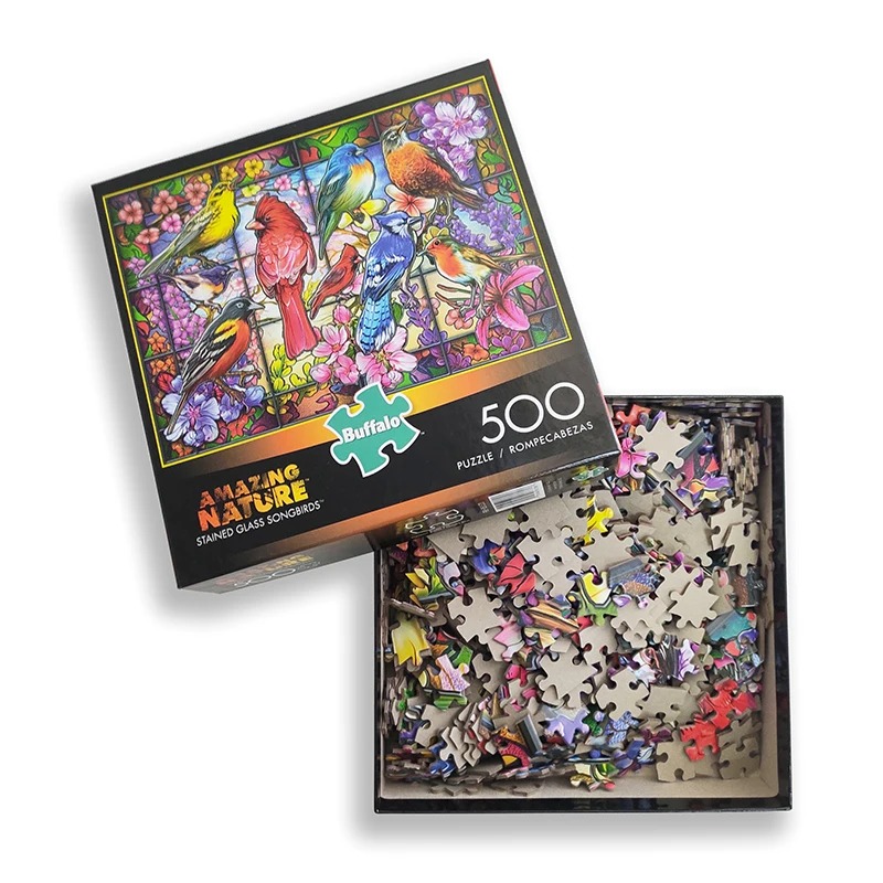 Çok Renkli Puzzle Seti - Klasik Yapboz Aksesuarları Koleksiyonu