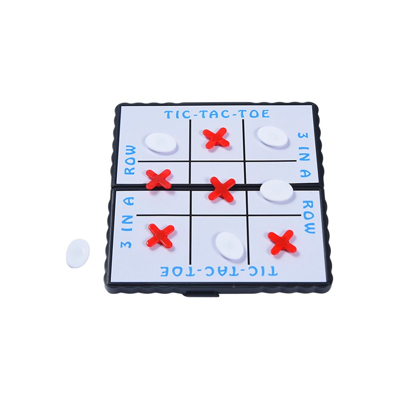 Manyetik Katlanabilir Tic-Tac-Toe Oyunu - Kompakt Seyahat Sürümü
