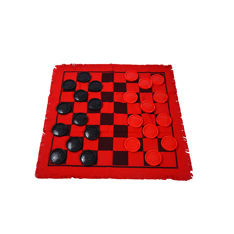 Taşınabilir ve Kullanışlı Set İpli Çantalı Klasik Dama Oyunu