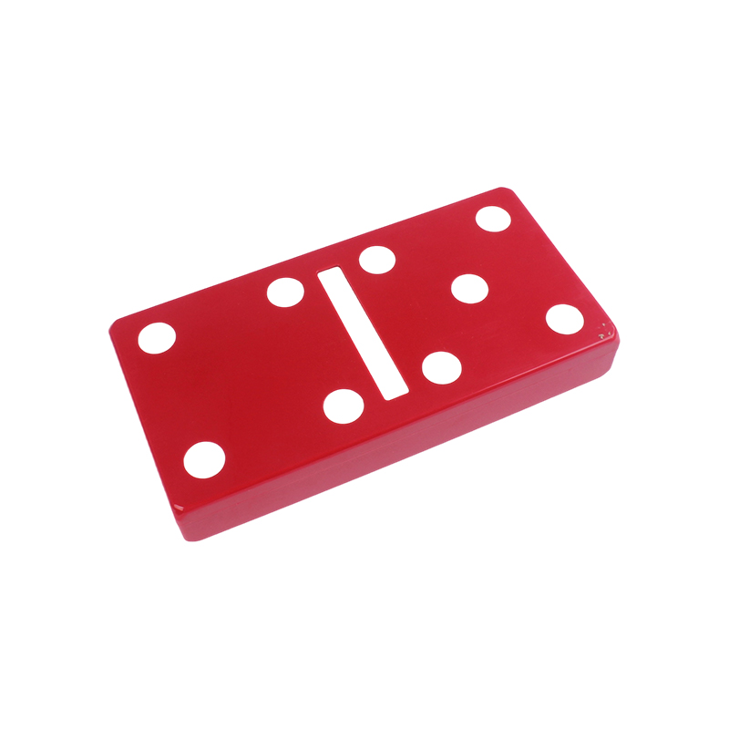 Red Polka-Dot Edition - Klasik Domino ve Cribbage Kombo Seti