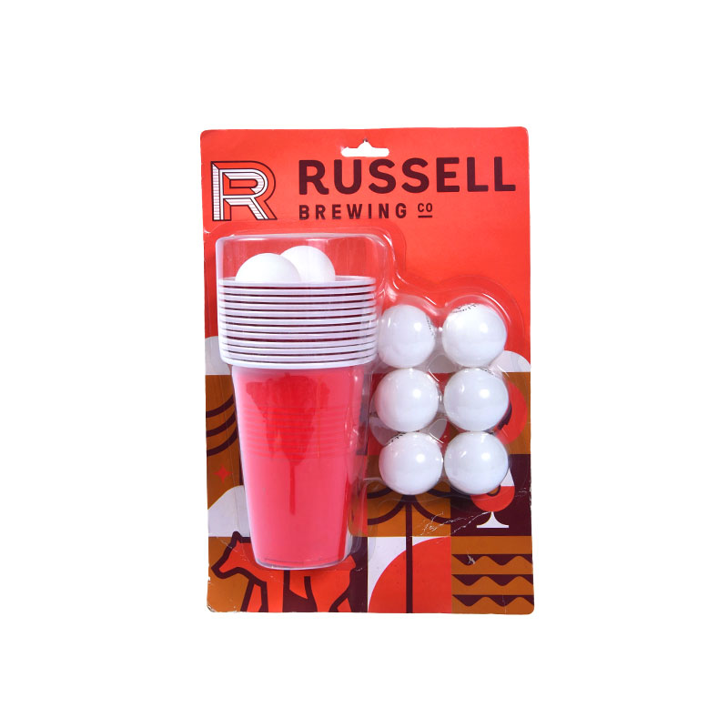 Russell Brewing Co. Bira Pong Seti - Bardak ve Topları İçerir