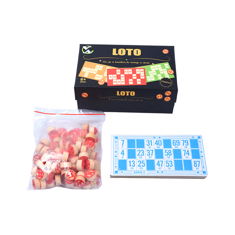 LOTO (Bingo Tarzı) Oyun Seti – Jetonlar, Kartlar ve Saklama Kutusuyla Tamamlandı