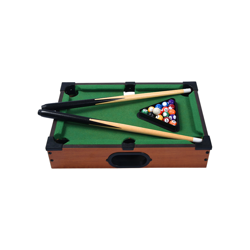 İstekalar, Toplar ve Üçgen Raflı Kompakt Bilardo Seti Mini Masaüstü Bilardo Masası