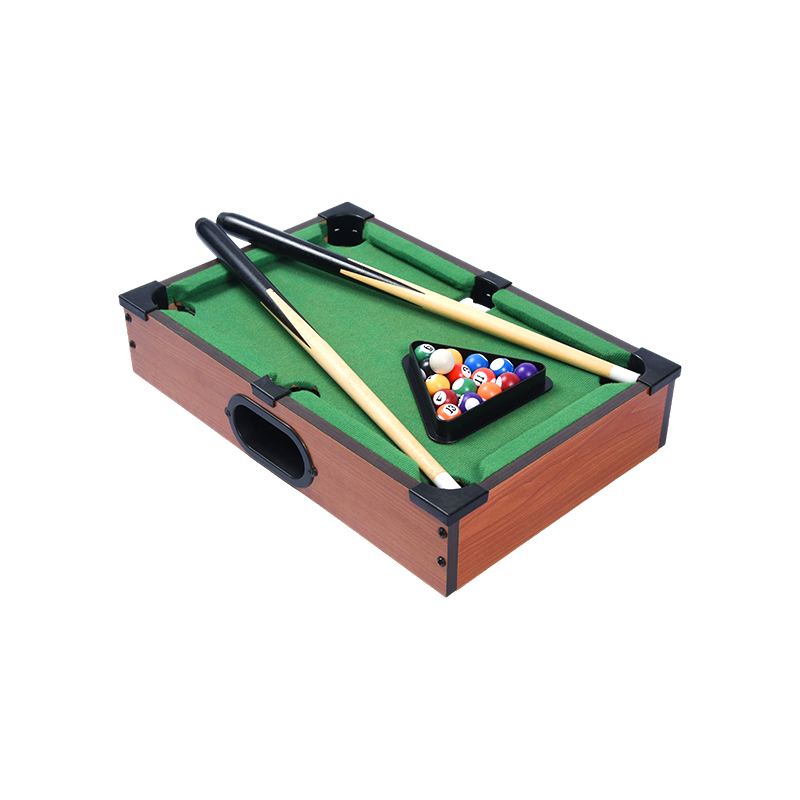 İstekalar, Toplar ve Üçgen Raflı Kompakt Bilardo Seti Mini Masaüstü Bilardo Masası